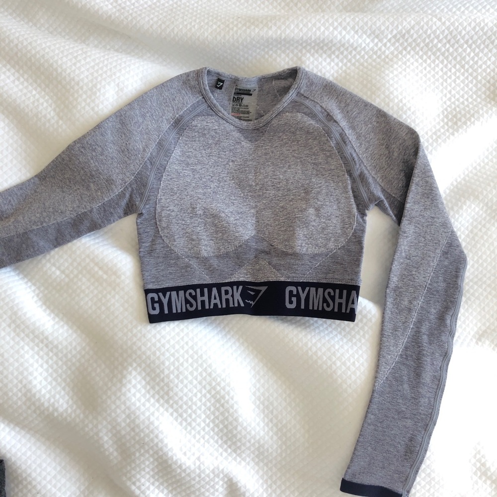 NWOT Gymshark Flex Cropped Long Sleeve